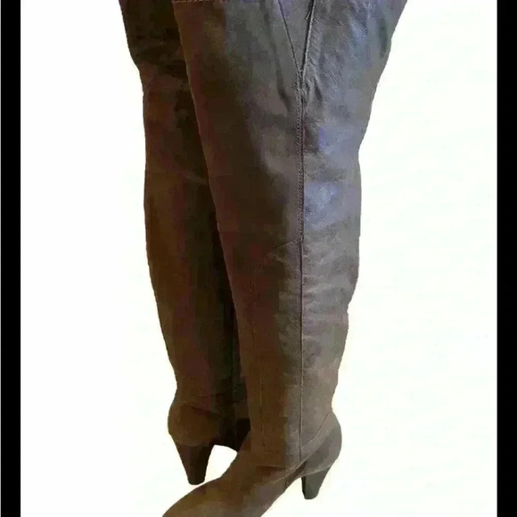 Joie over the knee boots brown sued US size 6 - Picture 7 of 8